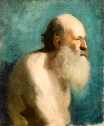 Profile Study of an Old Man